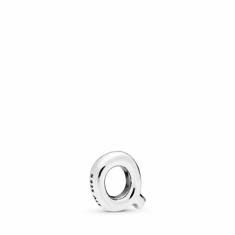 Pandora Letter Q Petite Locket Charm - Sterling Silver - Canada | XK3551QA